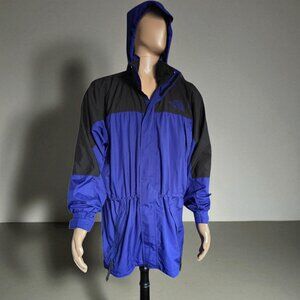TNF VINTAGE ( LG ) THE NORTH FACE Multicolor Windbreaker Style Jacket Indigo